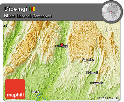 Physical 3D Map of Dibemgi