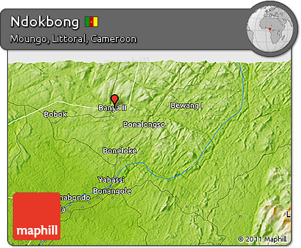 Physical 3D Map of Ndokbong