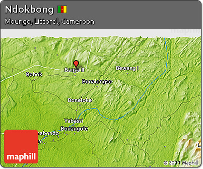 Physical 3D Map of Ndokbong