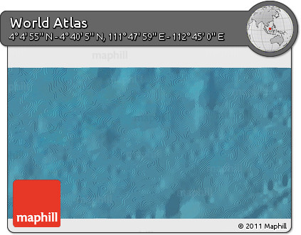 Satellite 3D Map of the Area around 4° 22' 30" N, 112° 16' 30" E