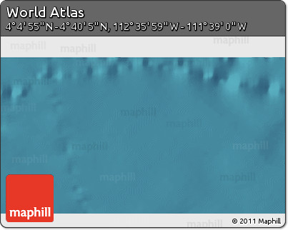 Satellite 3D Map of the Area around 4° 22' 30" N, 112° 7' 30" W