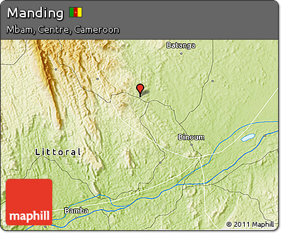 Physical 3D Map of Manding