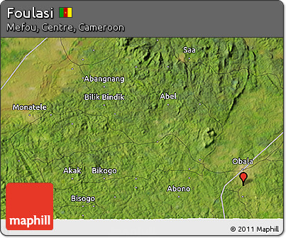 Satellite 3D Map of Foulasi