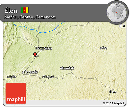 Physical 3D Map of Élon