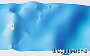 Physical 3D Map of the area around 4° 22' 30" N, 132° 40' 30" E