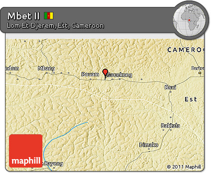 Physical 3D Map of Mbet II