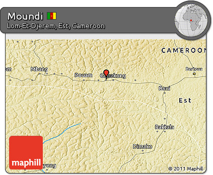 Physical 3D Map of Moundi