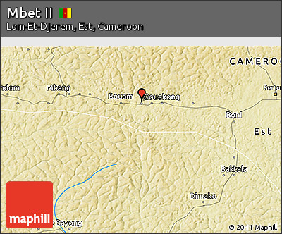 Physical 3D Map of Mbet II