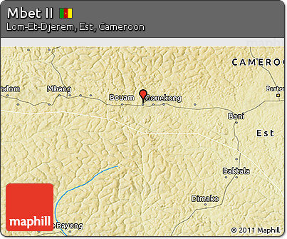 Physical 3D Map of Mbet II