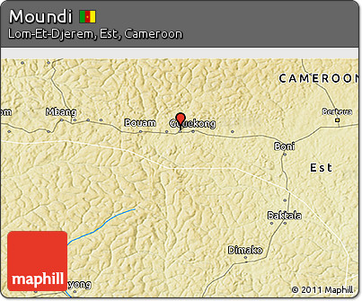 Physical 3D Map of Moundi