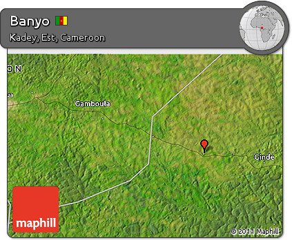 Satellite 3D Map of Banyo
