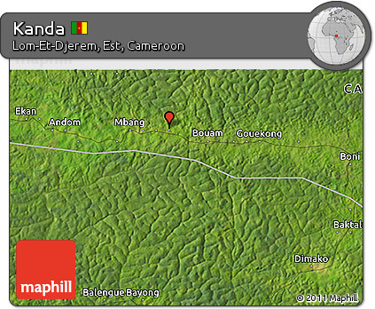 Satellite 3D Map of Kanda