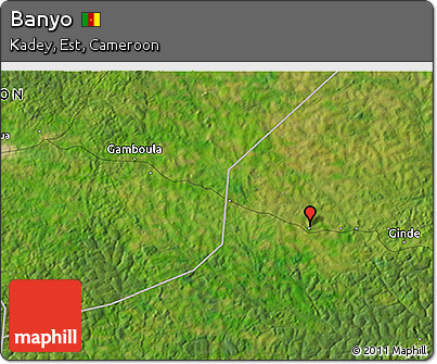 Satellite 3D Map of Banyo