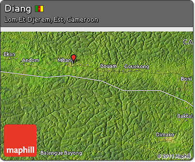 Satellite 3D Map of Diang