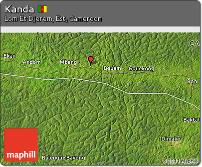 Satellite 3D Map of Kanda