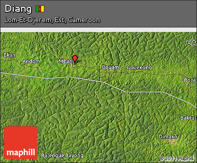 Satellite 3D Map of Diang