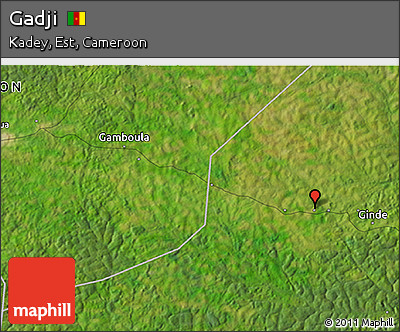 Satellite 3D Map of Gadji