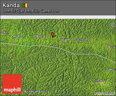 Satellite 3D Map of Kanda