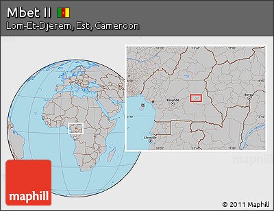 Gray Location Map of Mbet II