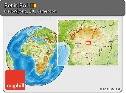 Physical Location Map of Petit Pol