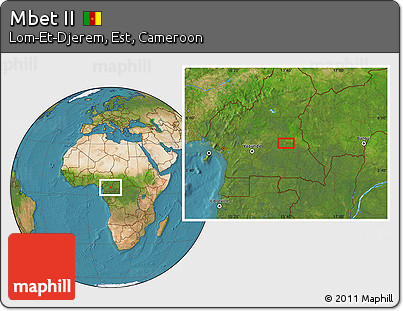 Satellite Location Map of Mbet II