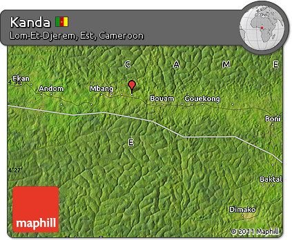 Satellite Map of Kanda