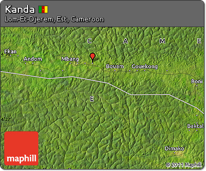Satellite Map of Kanda