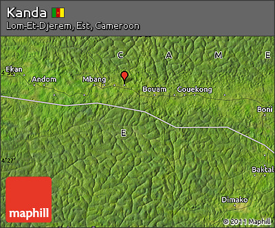 Satellite Map of Kanda