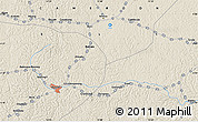 Shaded Relief Map of Paki