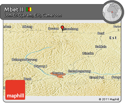 Physical Panoramic Map of Mbet II