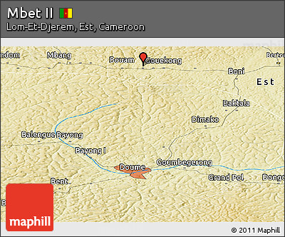 Physical Panoramic Map of Mbet II