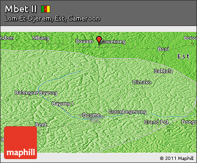 Political Panoramic Map of Mbet II