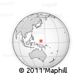Outline Map of the Area around 4° 22' 30" N, 141° 10' 30" E, rectangular outline