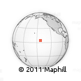 Outline Map of the Area around 4° 22' 30" N, 142° 43' 29" W, rectangular outline