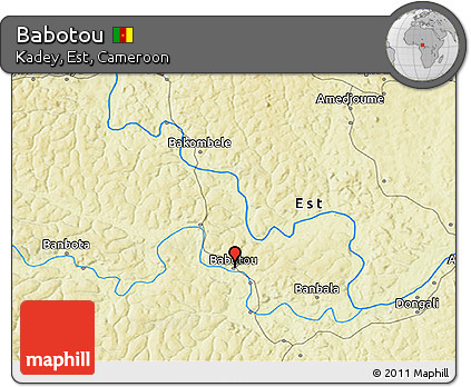 Physical 3D Map of Babotou