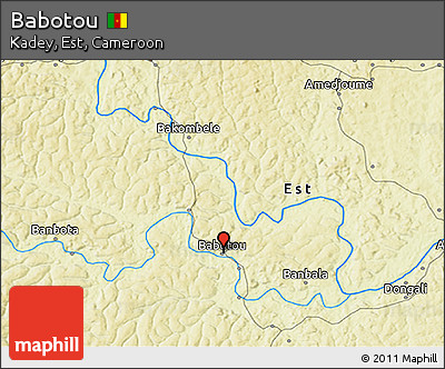 Physical 3D Map of Babotou