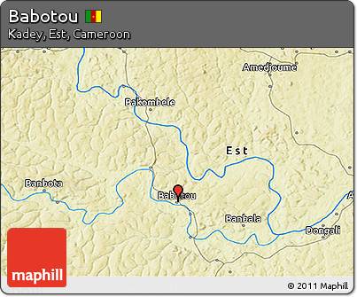 Physical 3D Map of Babotou