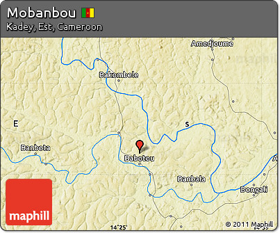 Physical Map of Mobanbou