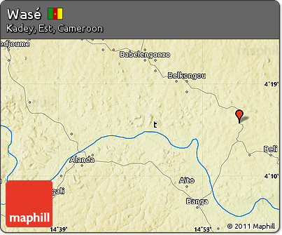 Physical Map of Wasé