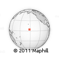 Outline Map of the Area around 4° 22' 30" N, 152° 4' 29" W, rectangular outline