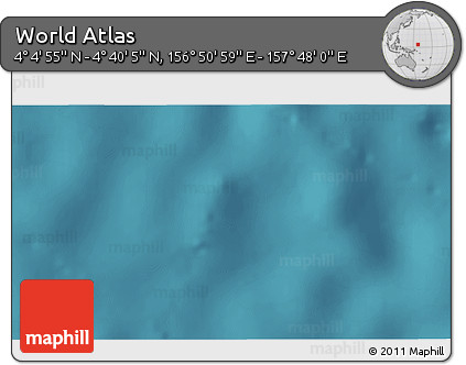Satellite 3D Map of the Area around 4° 22' 30" N, 157° 19' 29" E