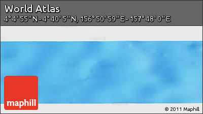 Physical Panoramic Map of the Area around 4° 22' 30" N, 157° 19' 29" E