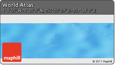 Physical Panoramic Map of the Area around 4° 22' 30" N, 157° 19' 29" E