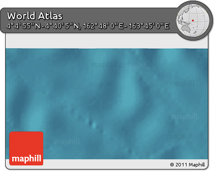 Satellite 3D Map of the Area around 4° 22' 30" N, 163° 16' 30" E