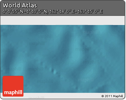 Satellite 3D Map of the Area around 4° 22' 30" N, 163° 16' 30" E