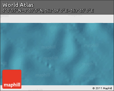 Satellite 3D Map of the Area around 4° 22' 30" N, 163° 16' 30" E