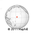 Outline Map of the Area around 4° 22' 30" N, 173° 19' 29" W, rectangular outline