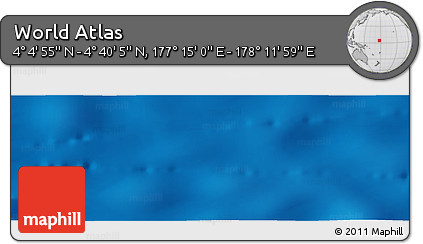 Physical Panoramic Map of the Area around 4° 22' 30" N, 177° 43' 29" E