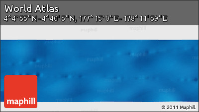 Physical Panoramic Map of the Area around 4° 22' 30" N, 177° 43' 29" E