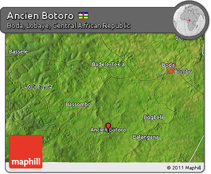 Satellite 3D Map of Ancien Botoro